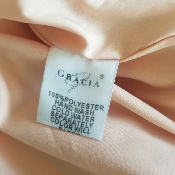 Gracia Pink Babydoll, Pleated Mini Dress -size small - Picture 9 of 12